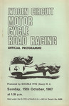 Programme cover of Lydden Hill Race Circuit, 15/10/1967