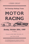 Programme cover of Lydden Hill Race Circuit, 20/10/1968