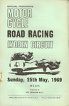 Programme cover of Lydden Hill Race Circuit, 25/05/1969