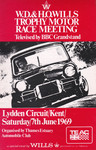 Programme cover of Lydden Hill Race Circuit, 07/06/1969