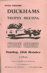 Programme cover of Lydden Hill Race Circuit, 12/10/1969