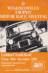 Programme cover of Lydden Hill Race Circuit, 26/12/1969