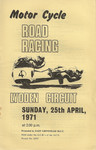 Programme cover of Lydden Hill Race Circuit, 25/04/1971
