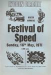 Programme cover of Lydden Hill Race Circuit, 16/05/1971