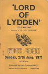 Programme cover of Lydden Hill Race Circuit, 27/06/1971