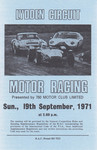 Programme cover of Lydden Hill Race Circuit, 19/09/1971