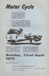 Programme cover of Lydden Hill Race Circuit, 22/04/1973