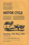 Programme cover of Lydden Hill Race Circuit, 27/05/1973