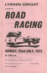 Programme cover of Lydden Hill Race Circuit, 22/07/1973