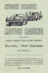 Programme cover of Lydden Hill Race Circuit, 14/10/1973