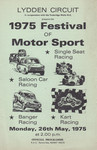Programme cover of Lydden Hill Race Circuit, 26/05/1975