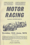 Programme cover of Lydden Hill Race Circuit, 13/06/1976