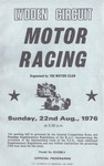 Programme cover of Lydden Hill Race Circuit, 22/08/1976