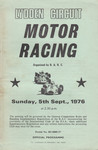 Programme cover of Lydden Hill Race Circuit, 05/09/1976