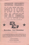 Programme cover of Lydden Hill Race Circuit, 03/10/1976