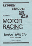 Programme cover of Lydden Hill Race Circuit, 27/04/1980
