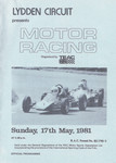 Programme cover of Lydden Hill Race Circuit, 17/05/1981