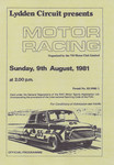 Programme cover of Lydden Hill Race Circuit, 09/08/1981
