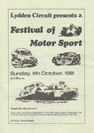 Programme cover of Lydden Hill Race Circuit, 11/10/1981