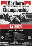 Programme cover of Lydden Hill Race Circuit, 24/06/1984