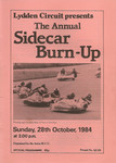 Programme cover of Lydden Hill Race Circuit, 28/10/1984