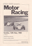 Programme cover of Lydden Hill Race Circuit, 12/05/1985
