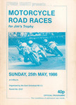 Programme cover of Lydden Hill Race Circuit, 25/05/1986