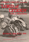 Programme cover of Lydden Hill Race Circuit, 20/07/1986
