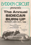 Programme cover of Lydden Hill Race Circuit, 26/10/1986
