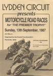 Programme cover of Lydden Hill Race Circuit, 13/09/1987