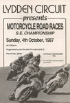 Programme cover of Lydden Hill Race Circuit, 04/10/1987