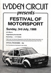 Programme cover of Lydden Hill Race Circuit, 03/07/1988