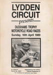 Programme cover of Lydden Hill Race Circuit, 16/04/1989