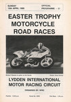 Programme cover of Lydden Hill Race Circuit, 15/04/1990