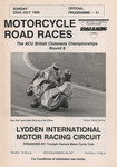 Programme cover of Lydden Hill Race Circuit, 22/07/1990