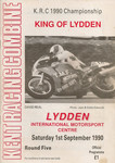 Programme cover of Lydden Hill Race Circuit, 01/09/1990