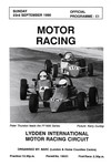 Programme cover of Lydden Hill Race Circuit, 23/09/1990