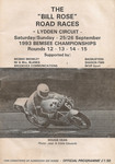 Programme cover of Lydden Hill Race Circuit, 26/09/1993