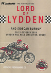 Programme cover of Lydden Hill Race Circuit, 21/10/2018
