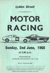 Programme cover of Lydden Hill Race Circuit, 02/06/1968