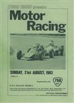 Programme cover of Lydden Hill Race Circuit, 21/08/1983