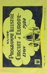 Programme cover of Lyon, 03/08/1924