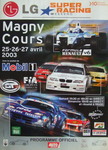 Programme cover of Magny-Cours, 27/04/2003
