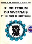 Programme cover of Magny-Cours, 14/07/1971