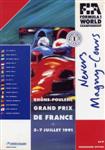 Programme cover of Magny-Cours, 07/07/1991