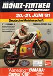Programme cover of Mainz-Finthen Airport, 21/06/1981