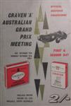 Programme cover of Mallala Motor Sport Park, 09/10/1961