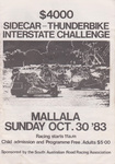 Programme cover of Mallala Motor Sport Park, 30/10/1983