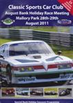 Programme cover of Mallory Park Circuit, 29/08/2011