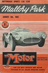 Programme cover of Mallory Park Circuit, 06/08/1956